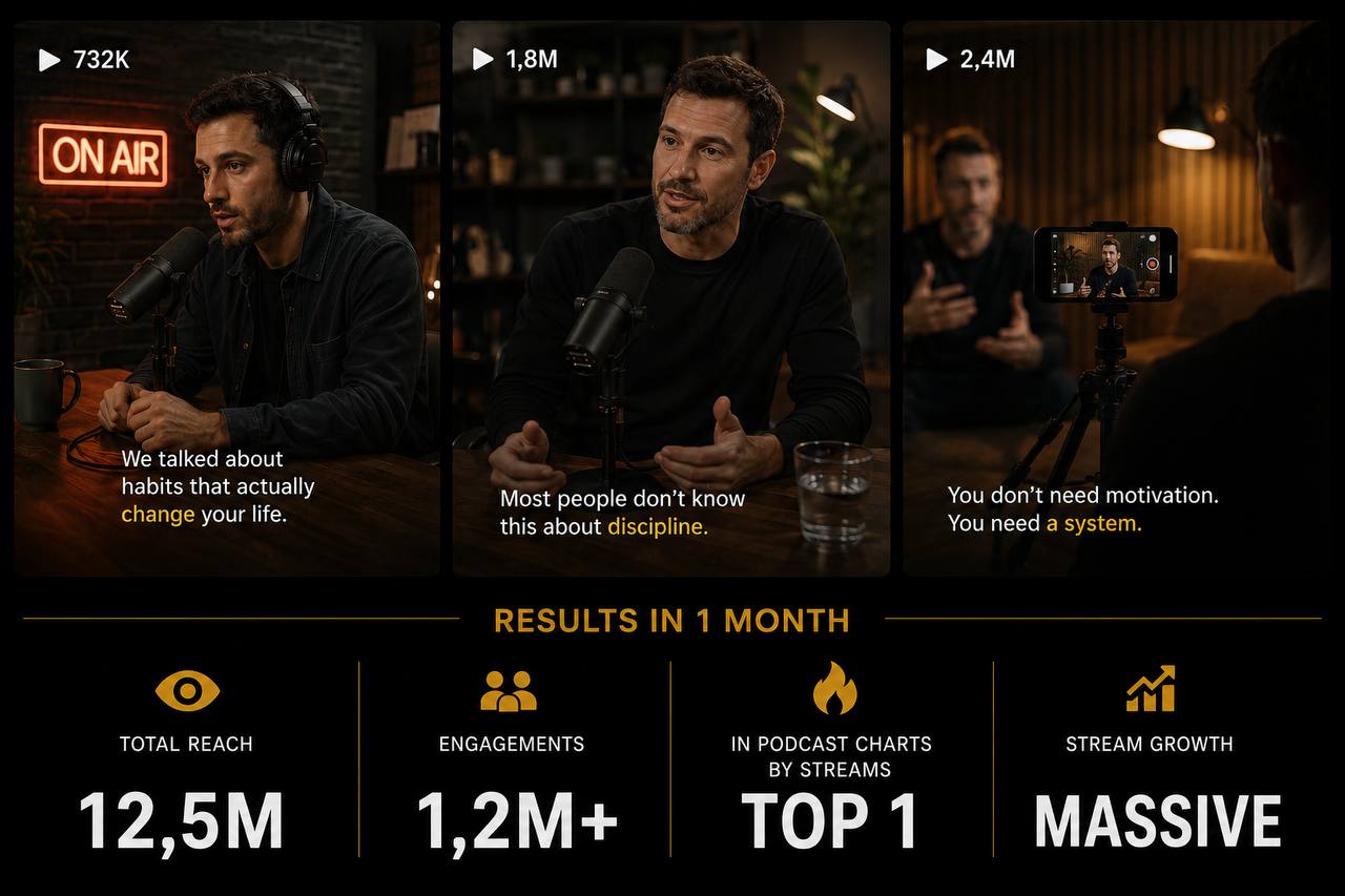 Podcast case study: turning conversations into millions of views